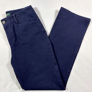 Vintage‎ Lauren Ralph Lauren Pant Women's Size 4 Blue Cotton Comfortable Fit